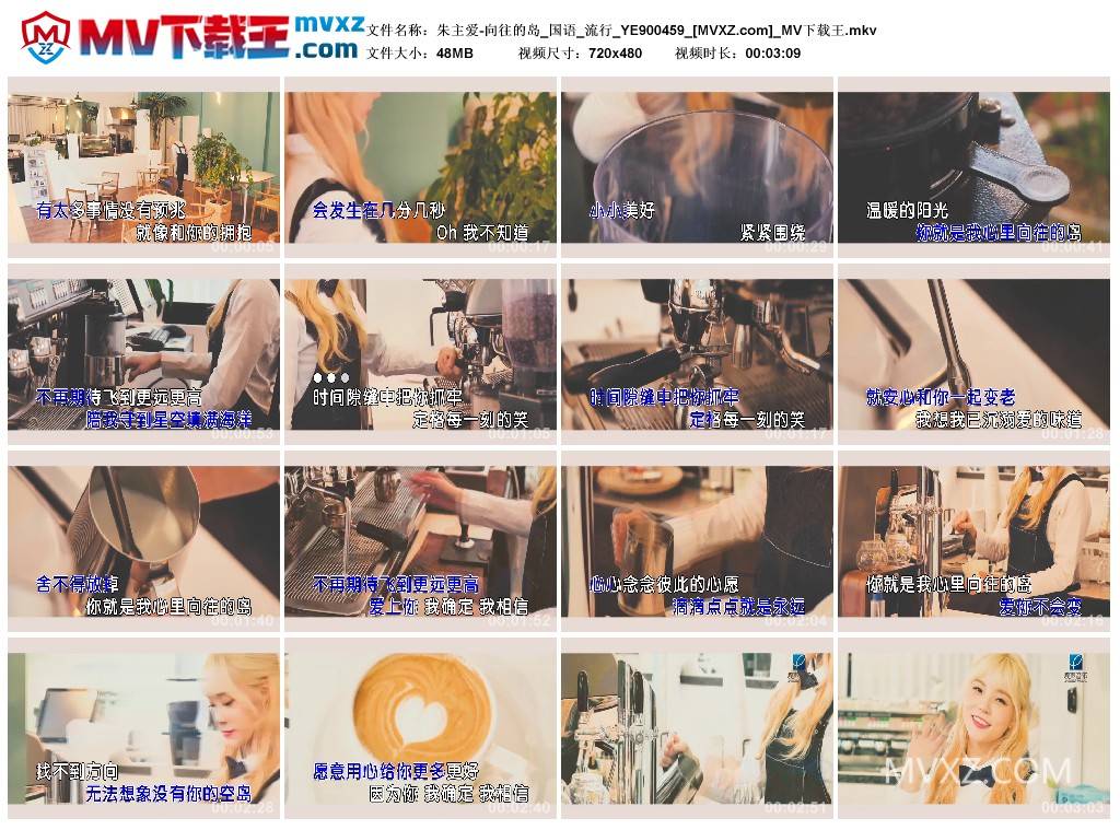 朱主爱-向往的岛_国语_流行_YE900459